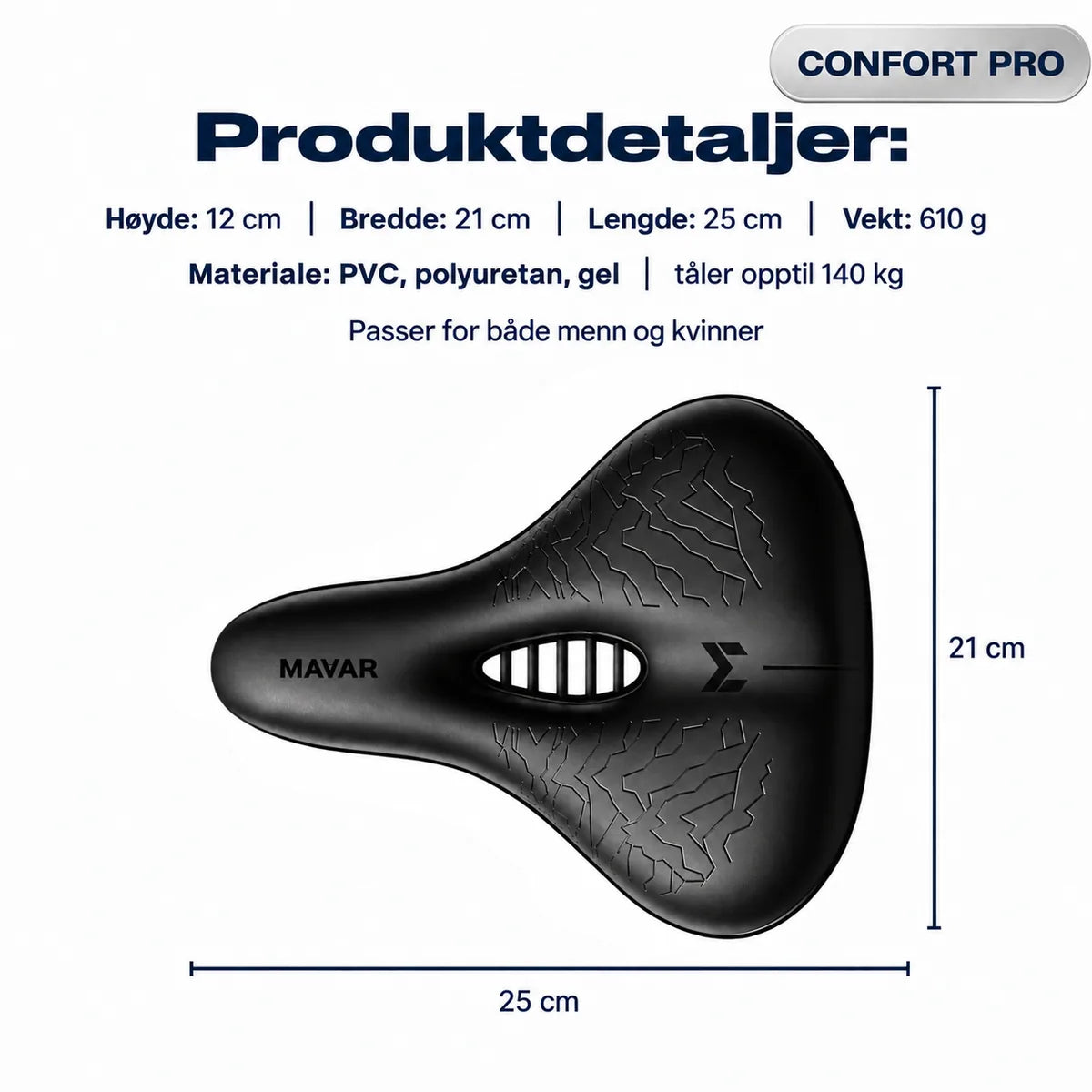 Produktdetaljer Confort Pro
